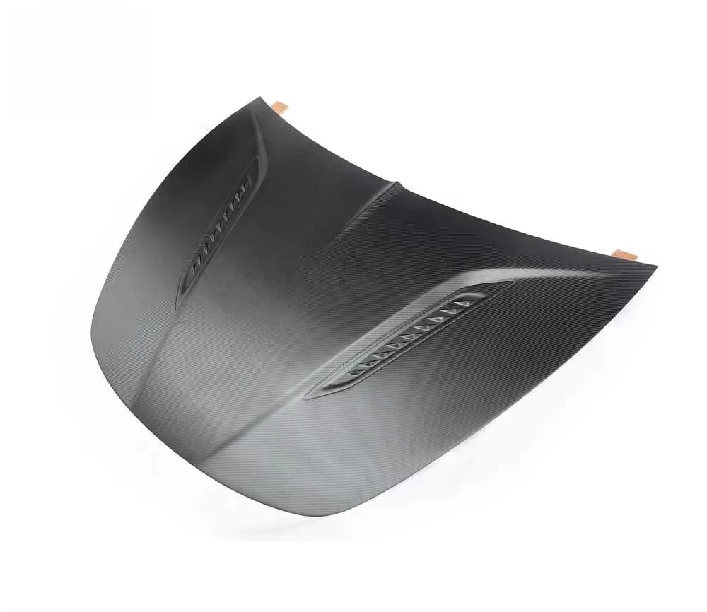 MODEL 3/Y Double-sided Carbon Fiber Engine Hood Cover Bonnet a Style for  Model 3 Y Replacement Body Kit